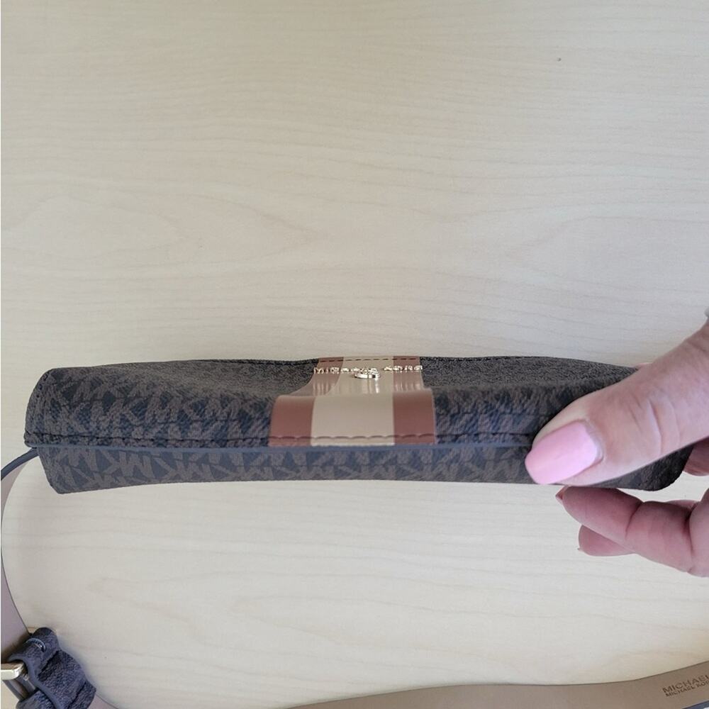 Michael Kors Blue and Brown Belt Bag - Picture 5 of 6